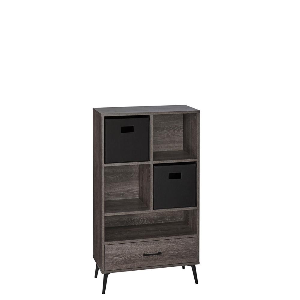 Riverridge Home Woodbury Weathered Wood Storage Cabinet With