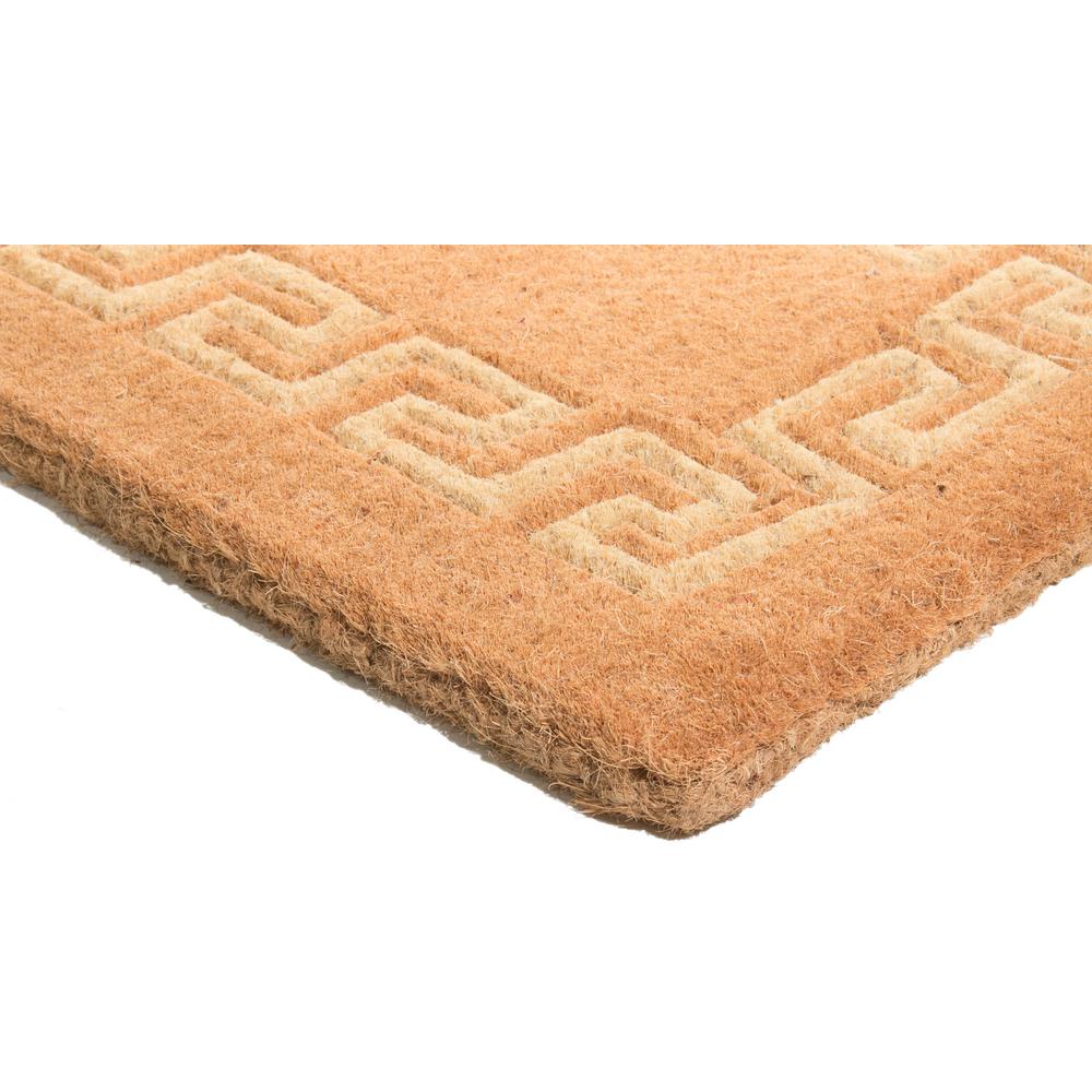 Imports Decor Traditional Coir Greek Key 30 In X 18 In Natural