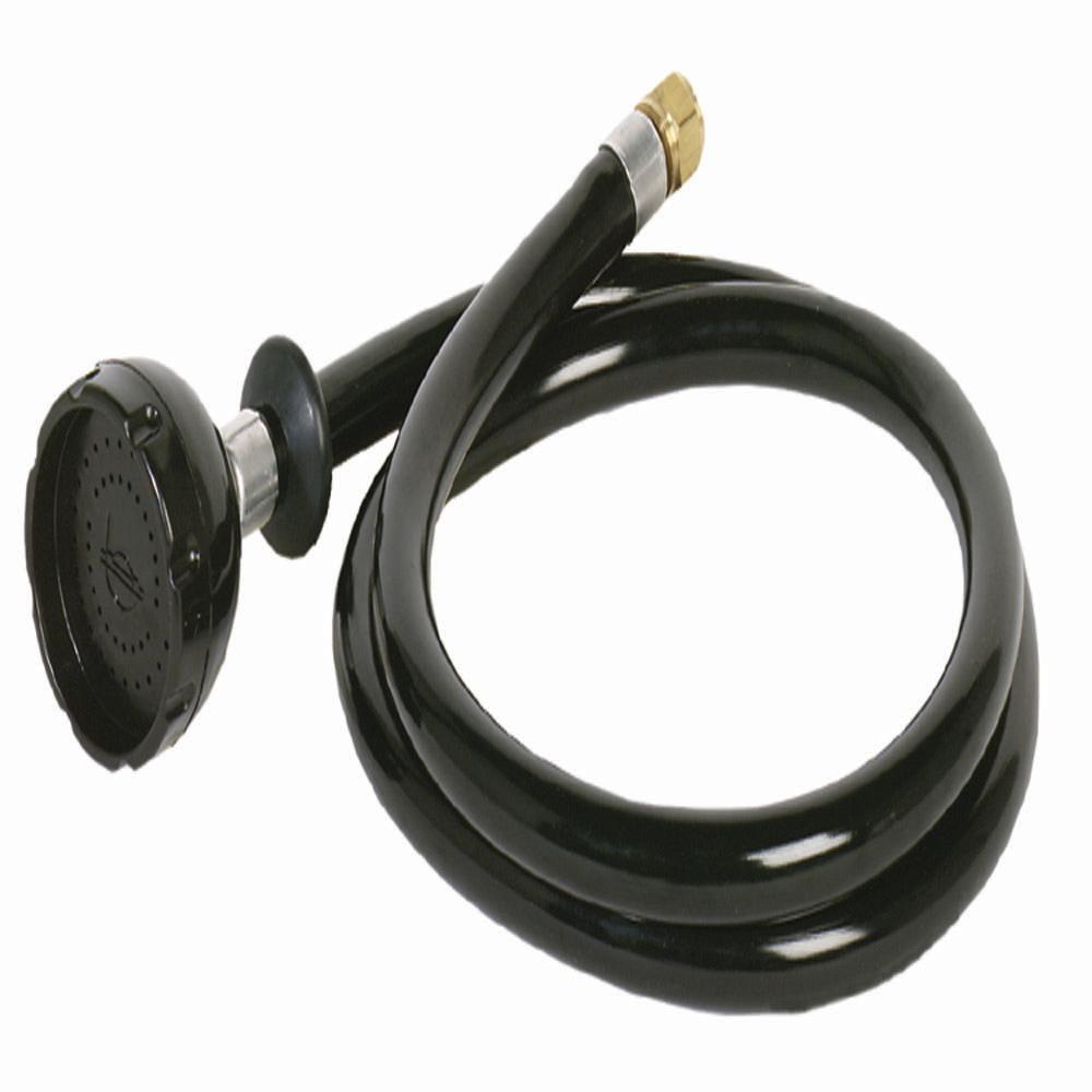 Belvedere Whiz Spray 42 In Faucet Spray Hose For Shampoo Sink In Black