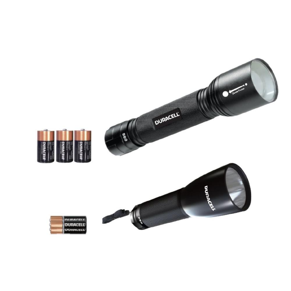 Duracell 500Lumen with Focus and 250Lumen with Battery (2Pack