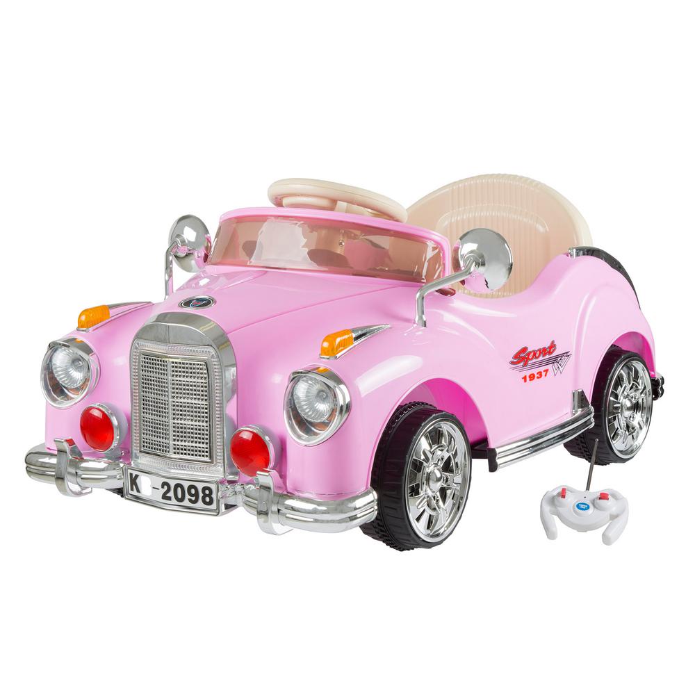 pink battery powered car