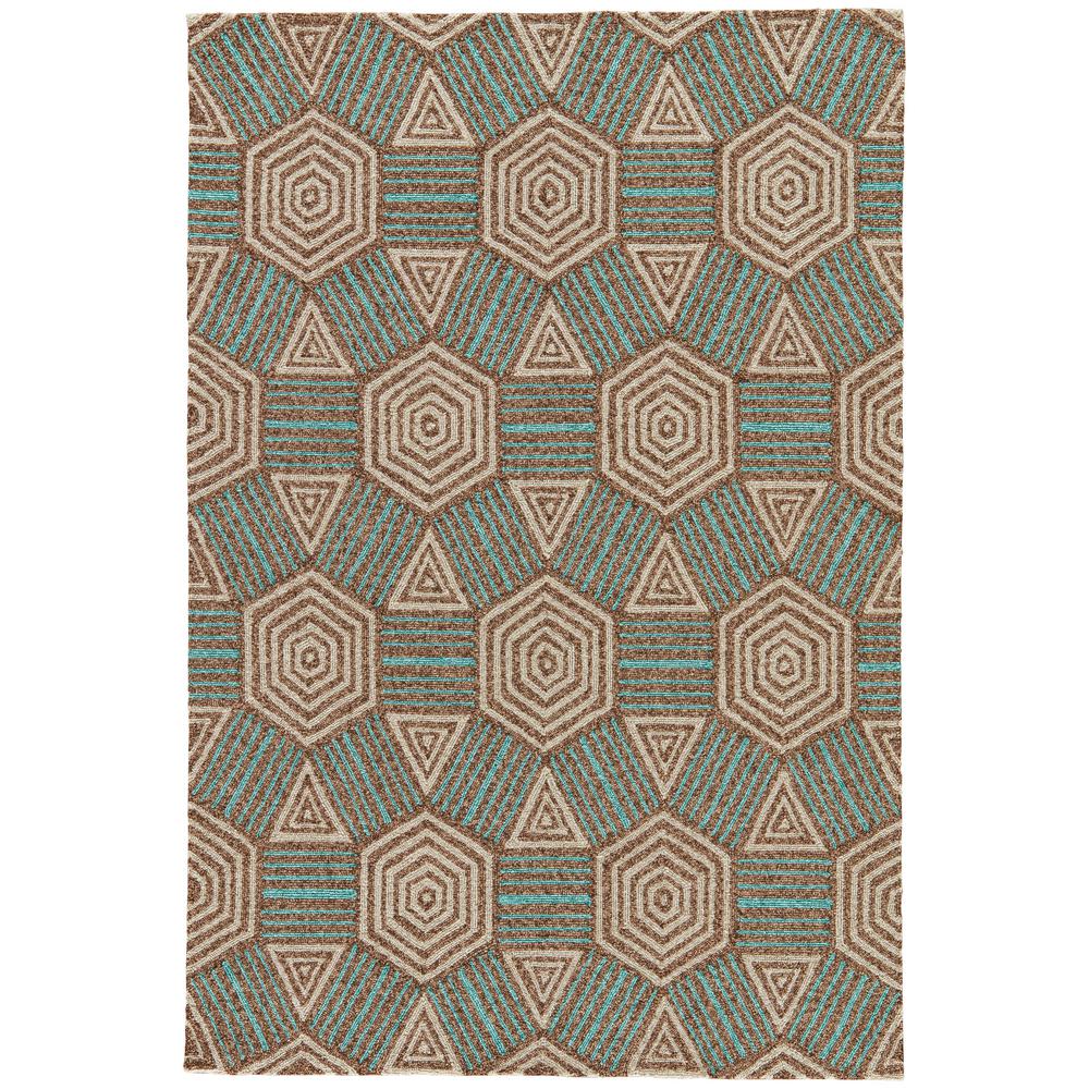 8 X 10 Waterproof Area Rugs The Home Depot Geometric Indoor Outdoor Area Rug