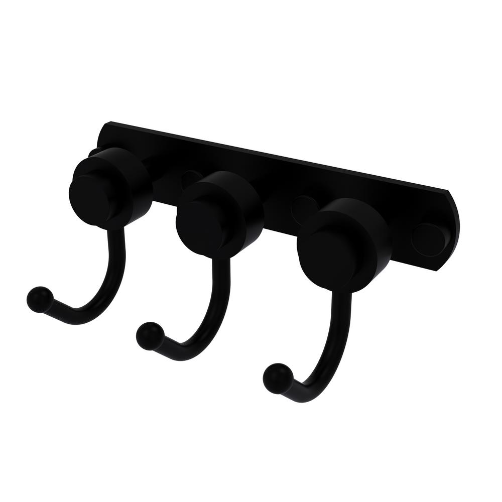 Black - Towel Hooks - Bathroom Hardware - The Home Depot