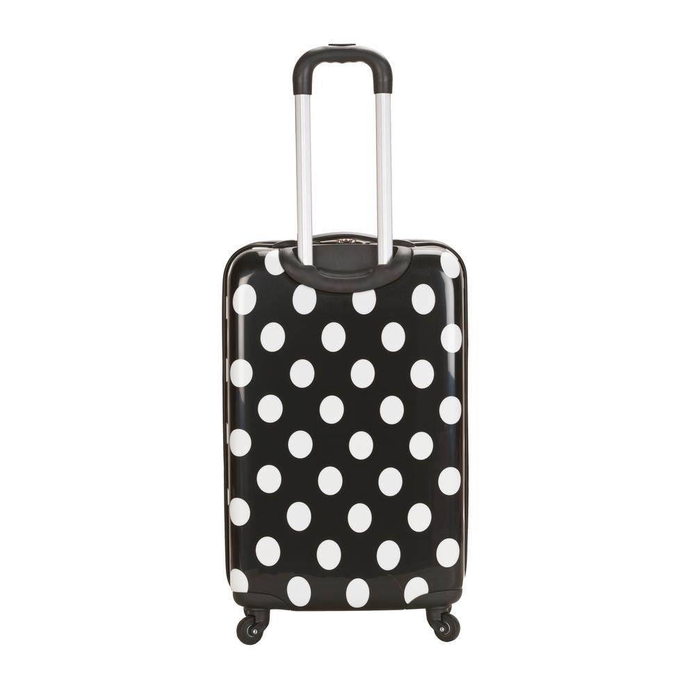 polka dot luggage set