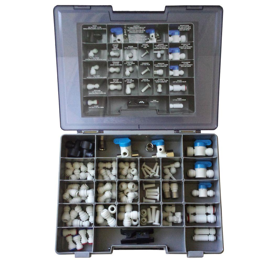 John Guest 1/4 in., 5/16 in., and 3/8 in. PushFit Appliance Fittings