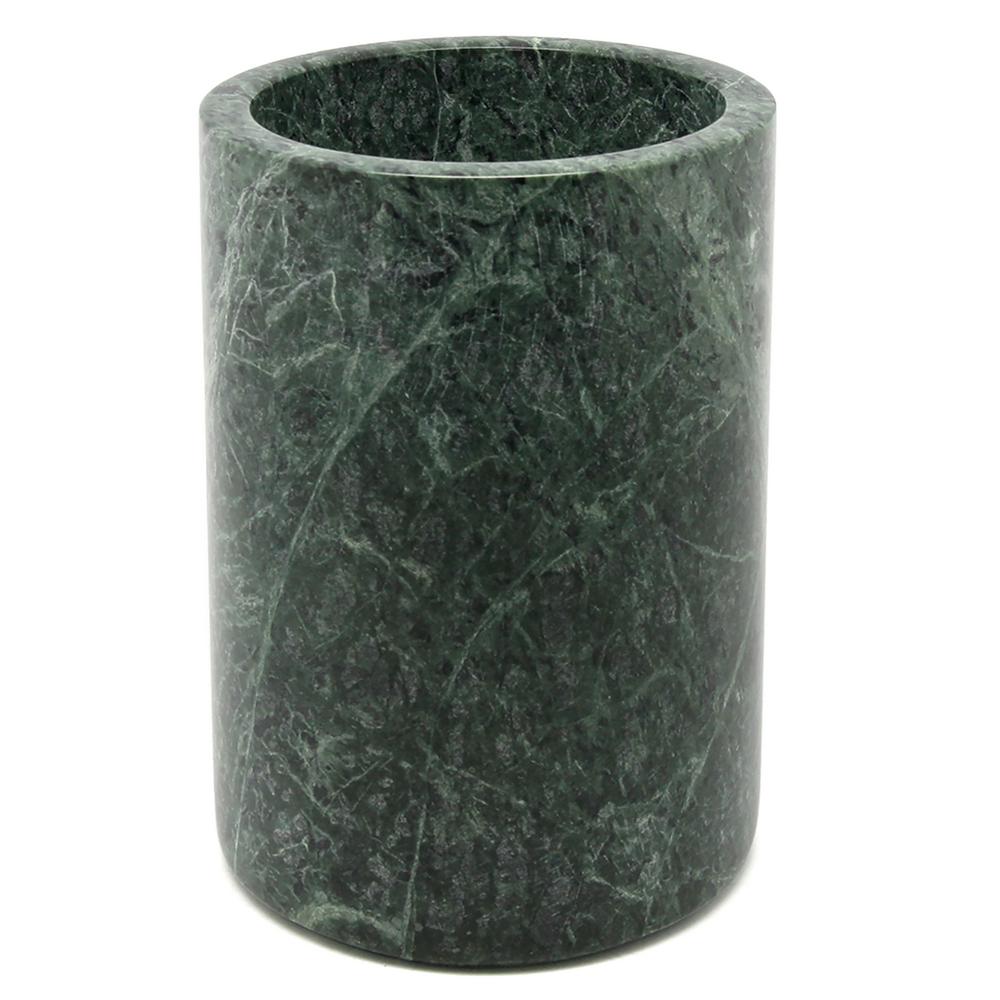 Creative Home Natural Green Marble Tool Crock, Utensil Holder74047