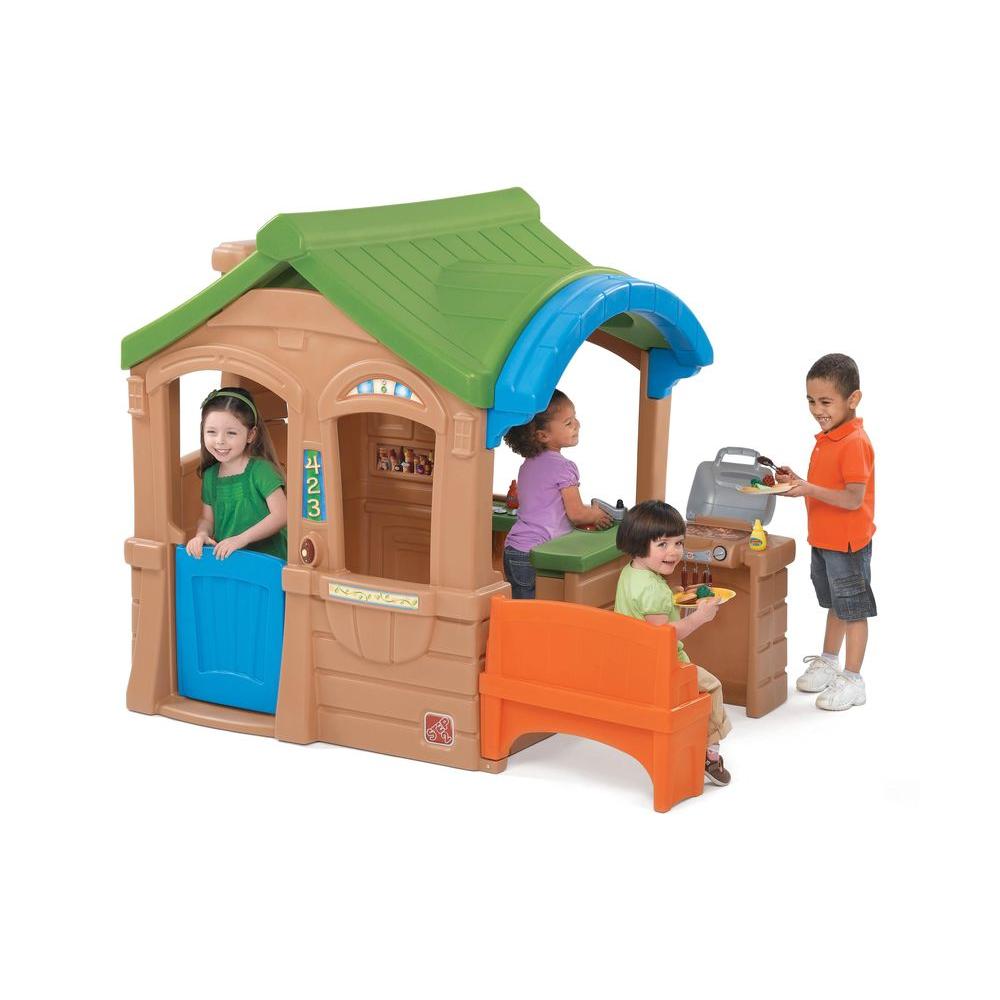 Polyethylene Kids Playhouses Playground Sets Equipment The Gather And Grille Playhouse