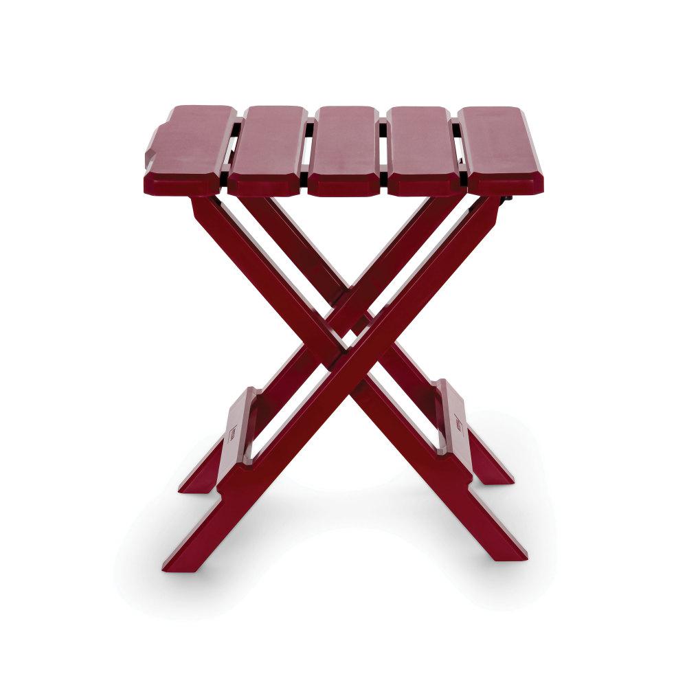 Camco Adirondack Folding Table Small Red 51684 The Home Depot Adirondack Folding Table Small Red