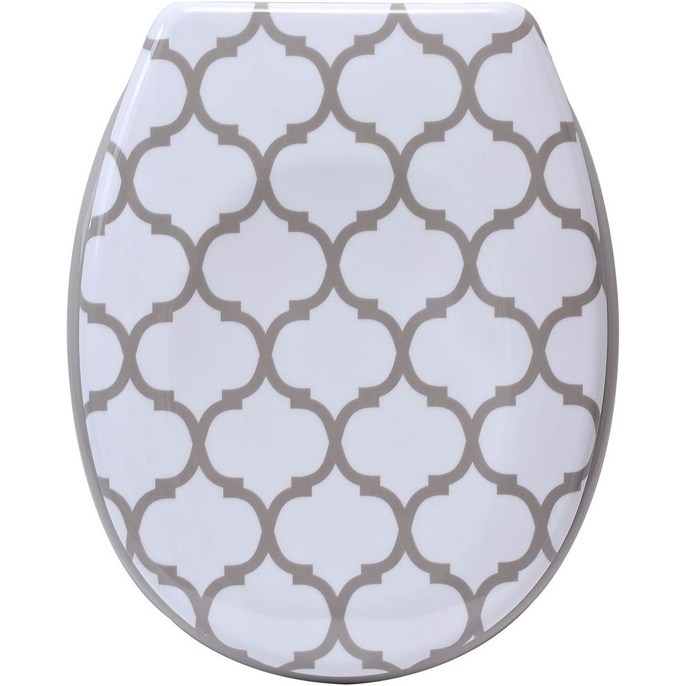 patterned toilet seats