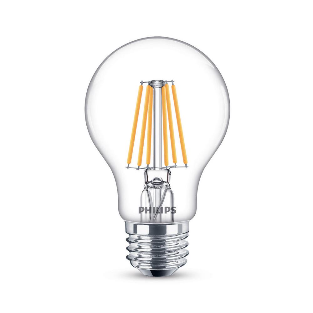 EcoSmart 60W Equivalent Soft White Classic Glass A19 Energy Star and