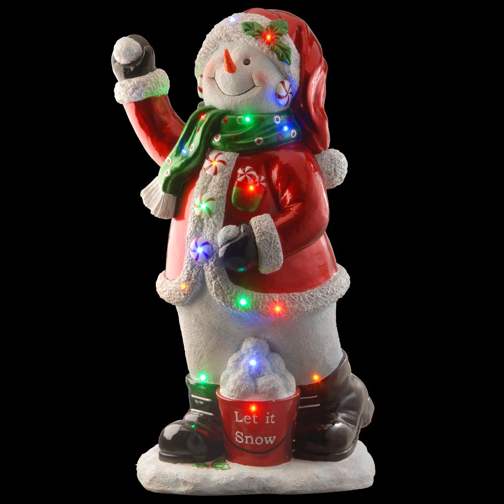 Snowman Outdoor Decorations Pre Lit Snowman Decoration