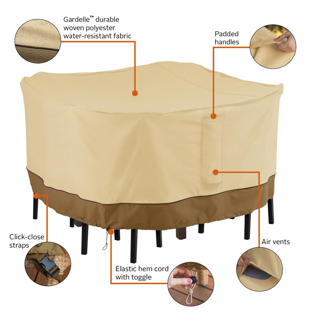 Classic Accessories Veranda Um Square Outdoor Bar Table And Chair Set Cover Durable Water Resistant Patio 55 906 031501 00 The Home Depot - Outdoor Bar Table And Chairs Cover Classic Accessories Veranda Um Square Outdoor Bar Table And Chair Set Cover Durable Water Resistant Patio 55 906 031501 00 The Home Depot - Outdoor Bar Table And Chairs Cover