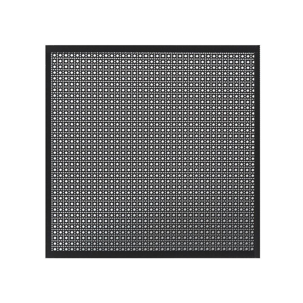 Perforated Black Aluminum Metal Sheet with Decorative ...