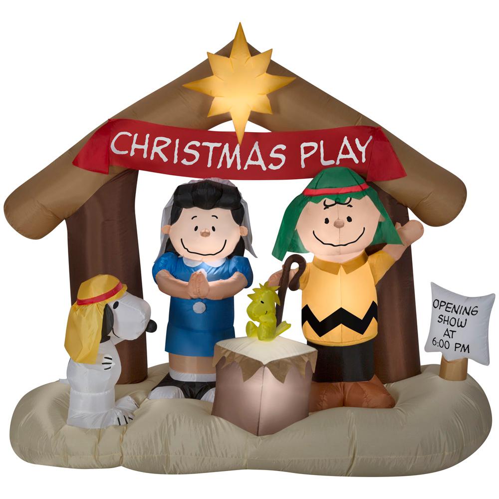 peanuts christmas inflatables outdoor christmas decorations peanuts christmas inflatables