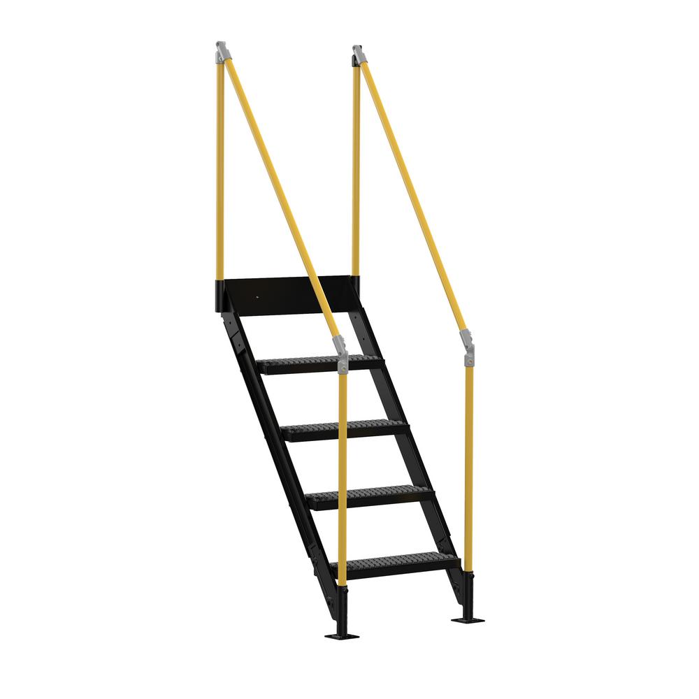 Vestil 4 Stair Sections for Modular Work Platform by Vestil