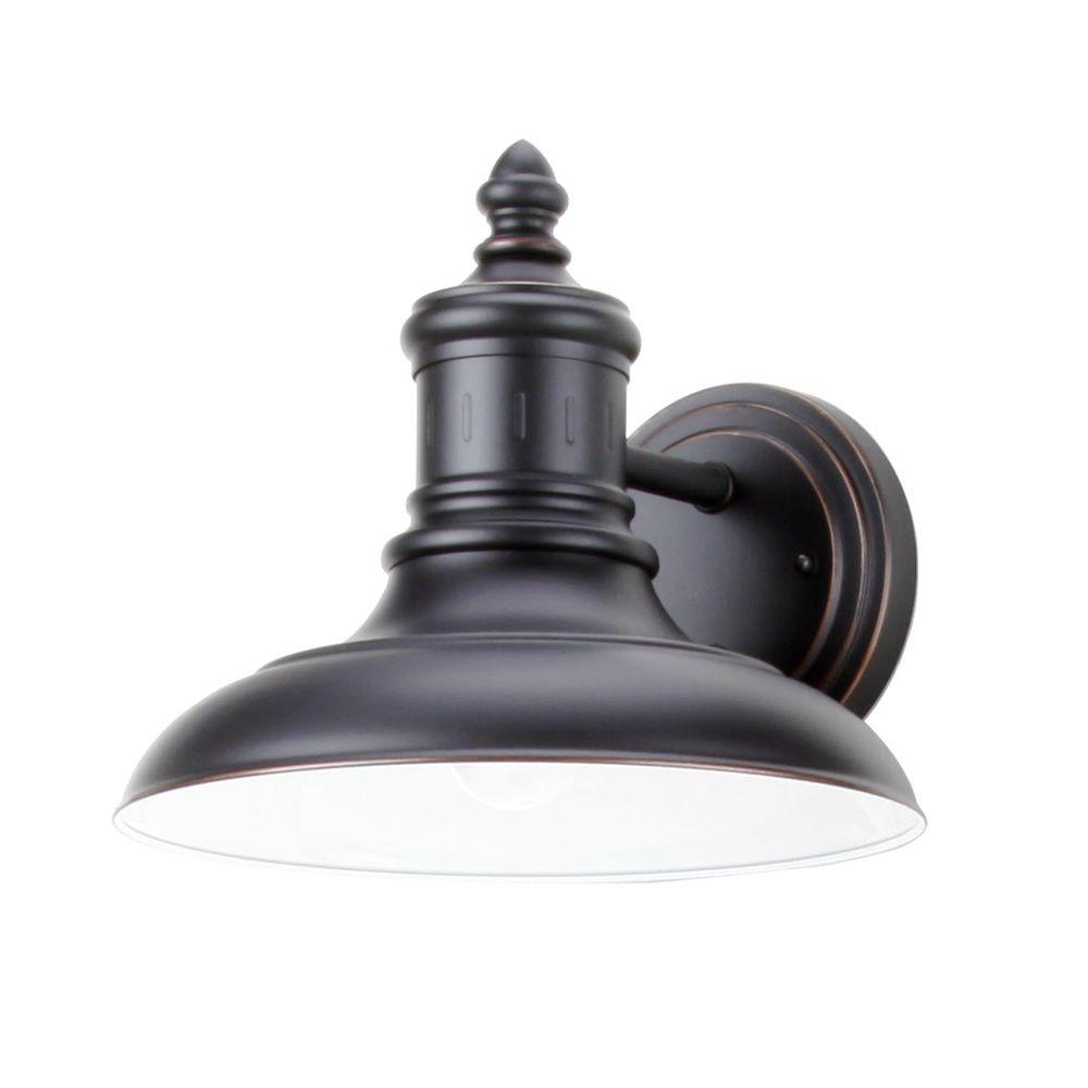 Design House Highland Black Outdoor Wall-Mount Downlight ...