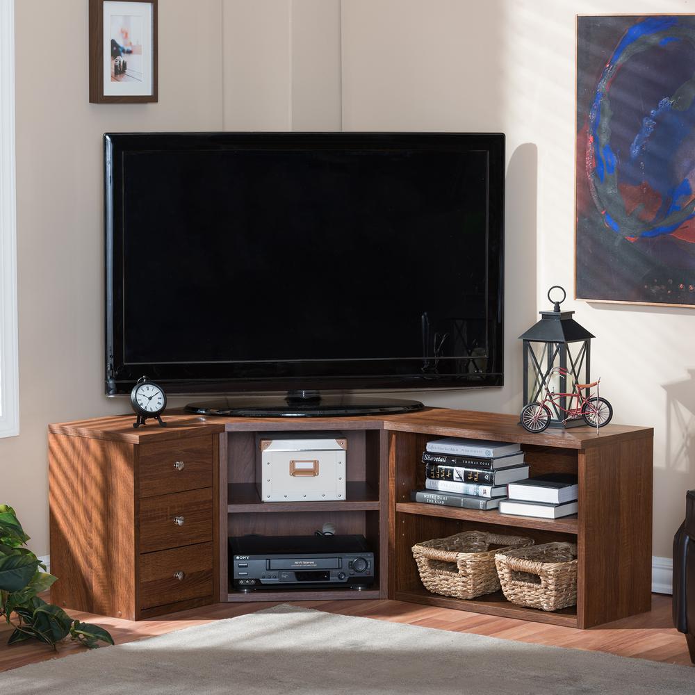 Commodore Brown Storage Entertainment Center