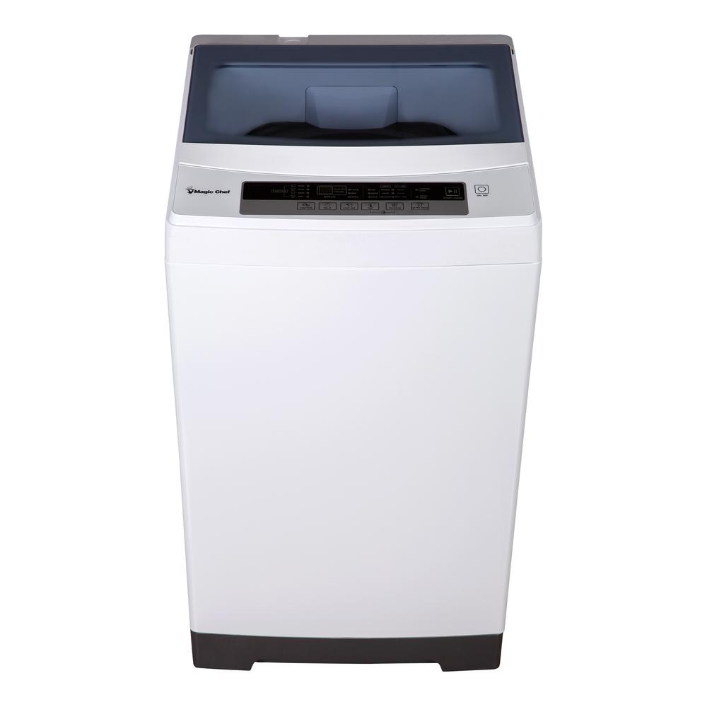 Photo 1 of 1.6 cu. ft. Compact White Top Load Washing Machine, Portable with Stainless Steel Tub
- Minor dent on side (See photos) 