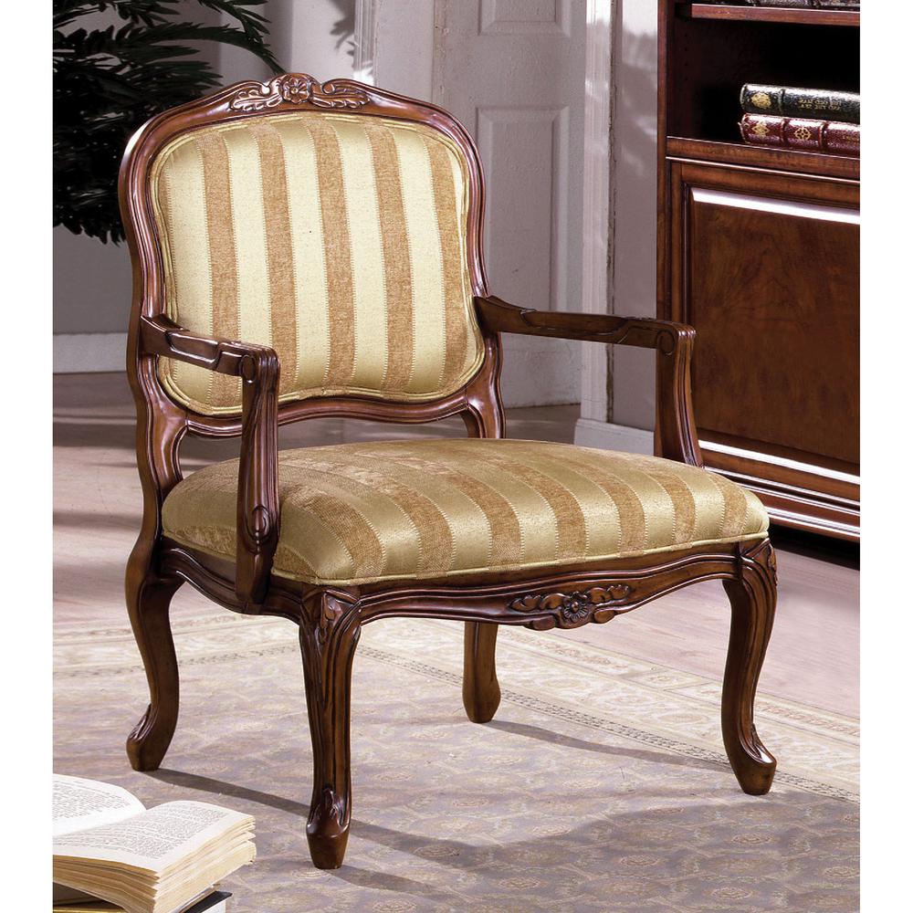Home Decorators Collection Mayfair Classic Natural Fabric Arm Chair