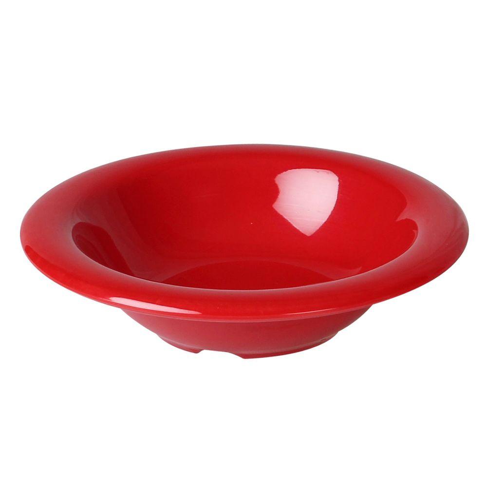 Carlisle 8.0 oz., 7.75 in. Diameter Melamine Wide Rimmed Salad Bowl in ...