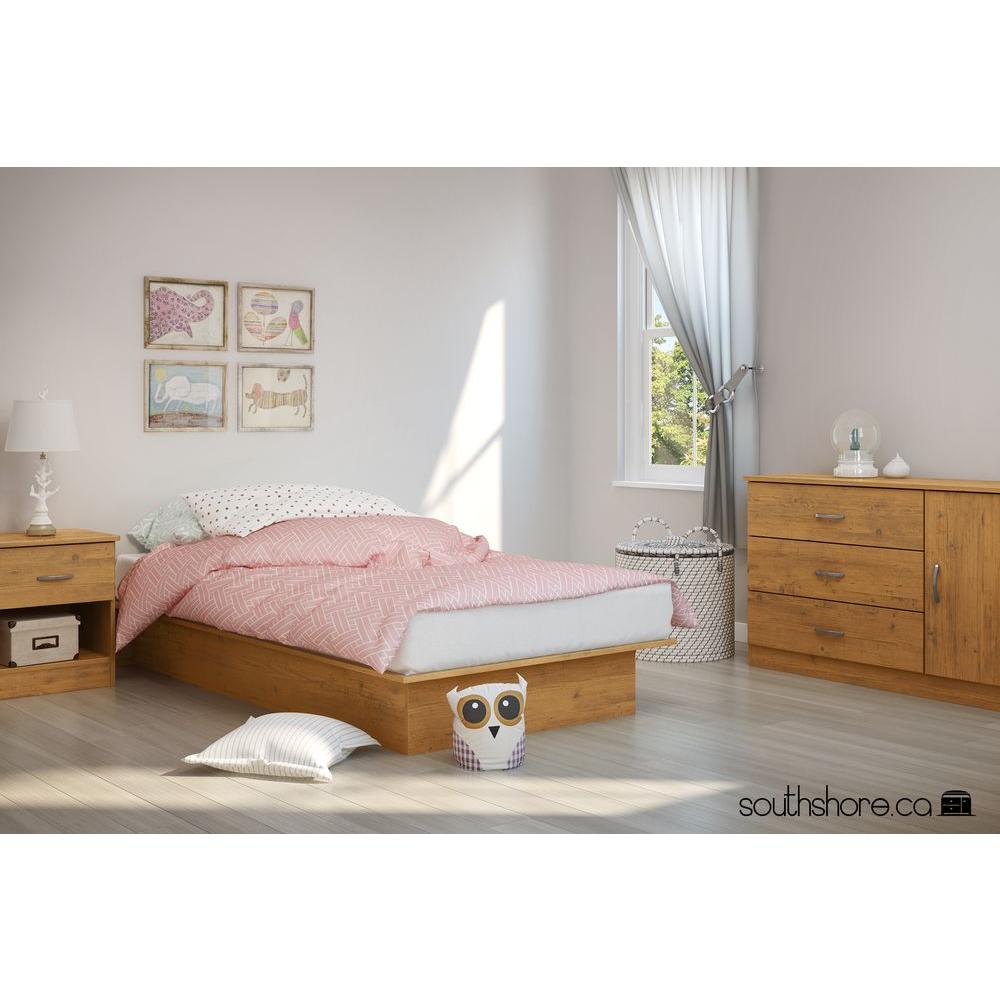 Libra Country Pine Twin Size Platform Bed