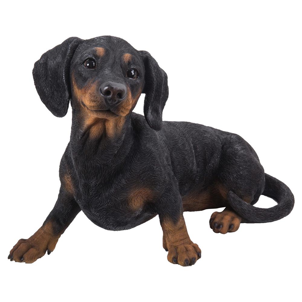 Hi Line Gift Dachshund Laying Down Statue 87799 B The Home Depot