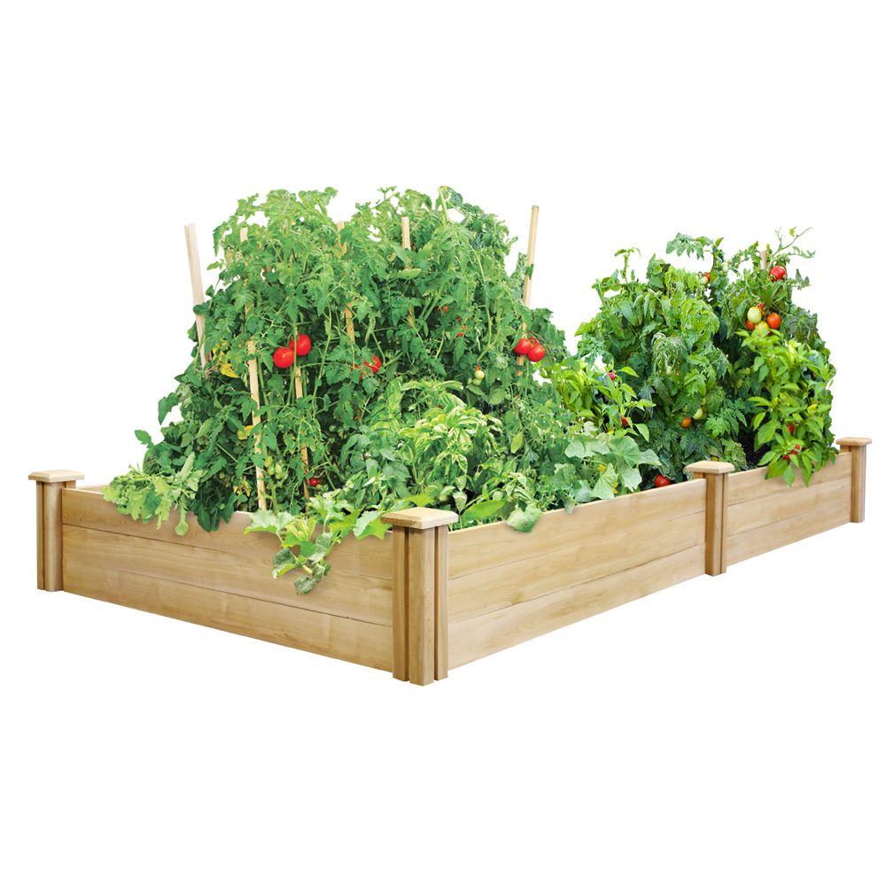 [-] Home Depot Raised Garden Bed Cedar