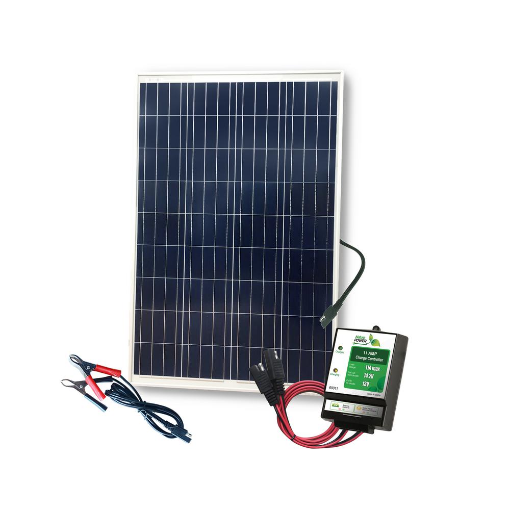UPC 839290005712 product image for Nature Power 100 Watt Solar Kit with 11 Amp Charge Controller | upcitemdb.com