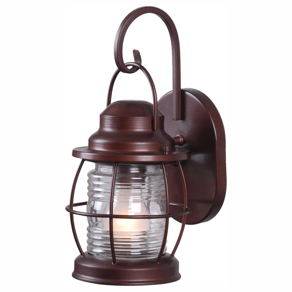 Harbor 1 Light Copper Outdoor Wall Lantern Sconce