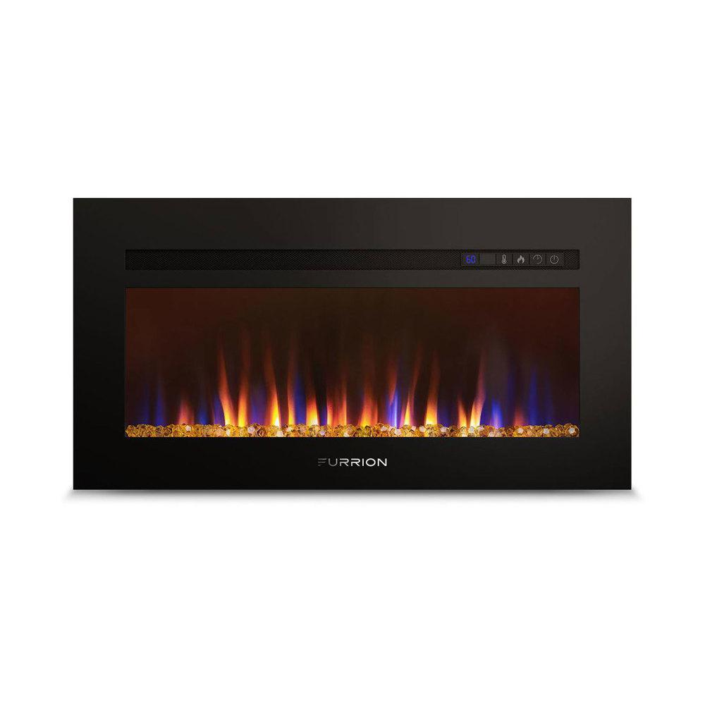 Lippert Components Built In Electric Fireplace With Crystal