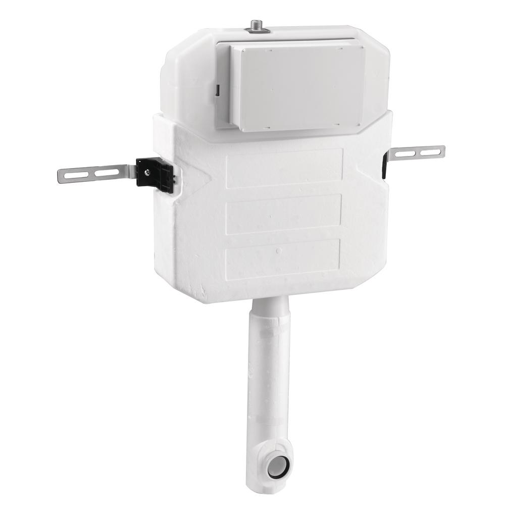 Insulated Tank Toilet Tanks Toilets Seats Bidets The 0 8 1 28 Gpf 2 Ft X 6 Concealed In Wall Dual Flush