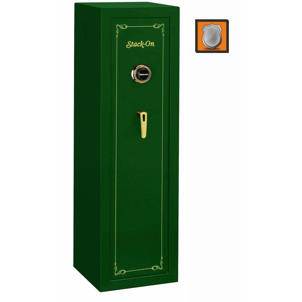 Stack-On 10-Gun Combination Lock Safe in Matte Hunter Green by Stack-On