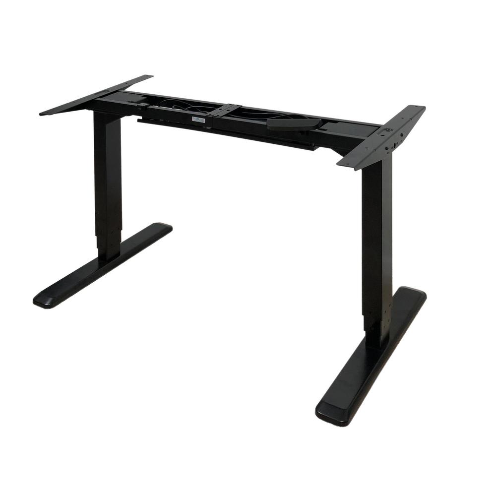 X Brand Black Electric Height Adjustable Desk Frame With Dual