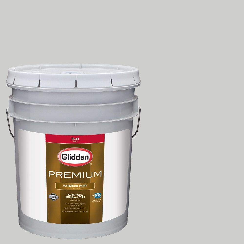 Glidden Premium 5gal. HDGCN61 Universal Grey Flat Latex Exterior