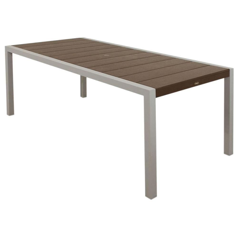 Trex Outdoor Furniture Surf City 36 In X 73 Textured Silver Trex Outdoor Furniture Surf City 36 In X 73 Textured Silver Patio Dining