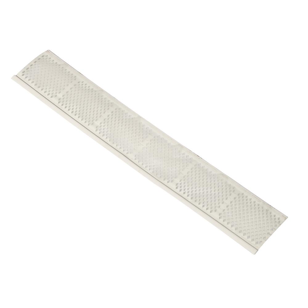 Amerimax Home Products 3 Ft White Snap In Filter Gutter Guard 86770 The Home Depot