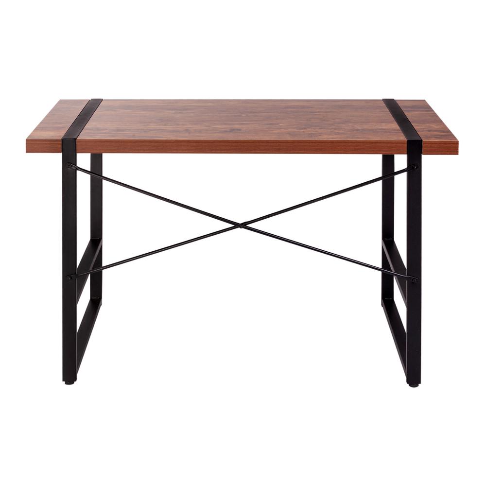 Onespace Bourbon Foundry Golden Cherry Writing Desk With Black Onespace Bourbon Foundry Golden Cherry