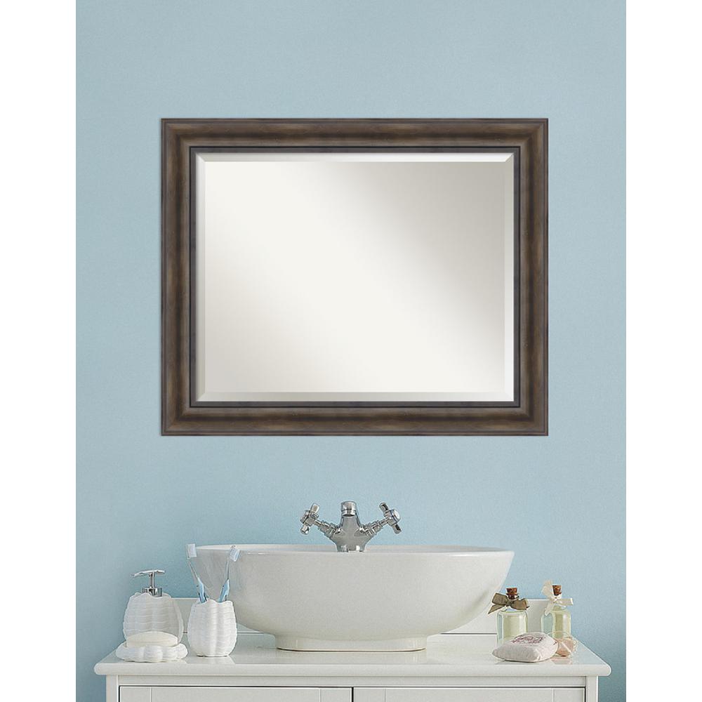 Simpli Home Elise 30 in. x 34 in. Bath Vanity Mirror in Soft White ...