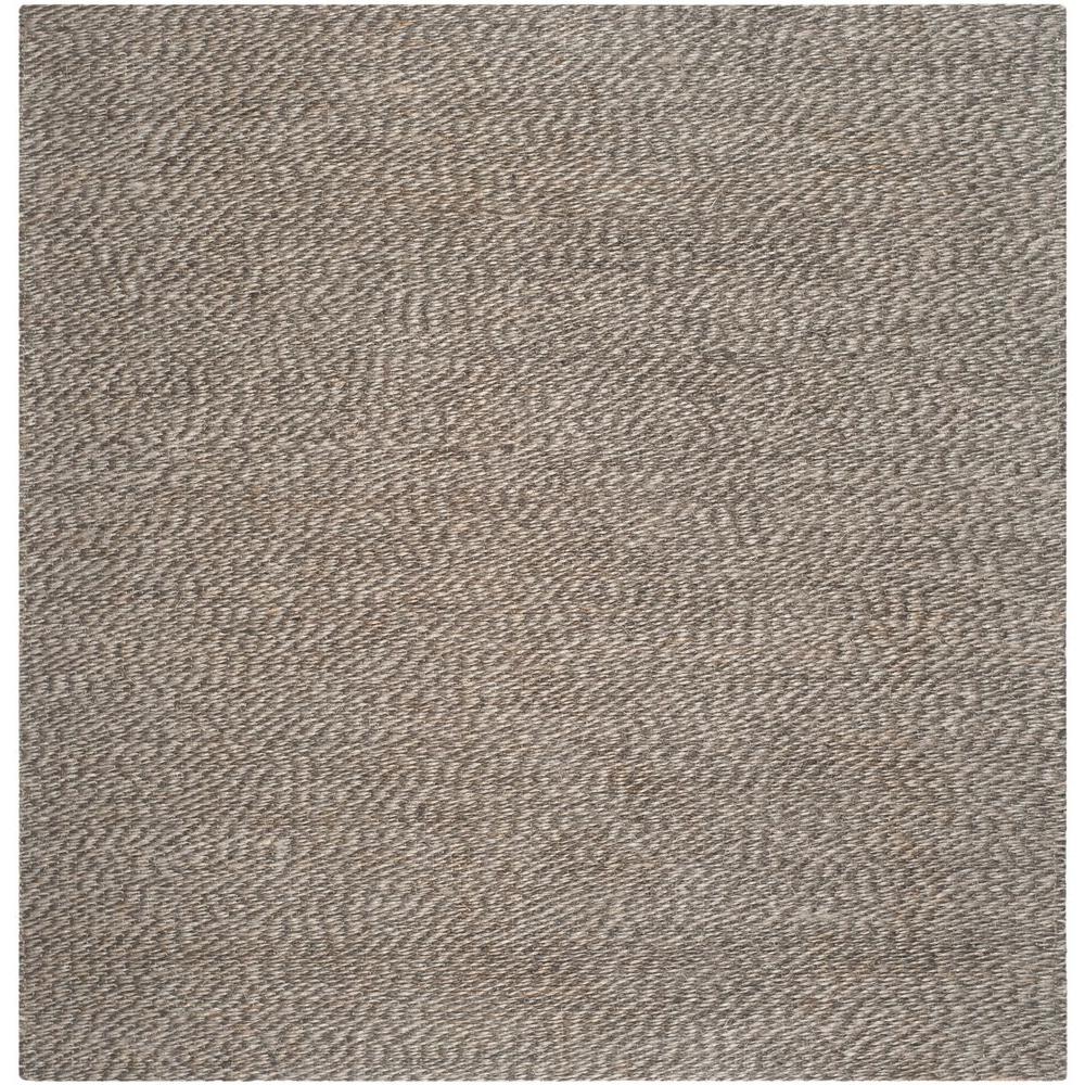 Safavieh Natural Fiber Grey 6 ft. x 6 ft. Square Area Rug-NF448A-6SQ