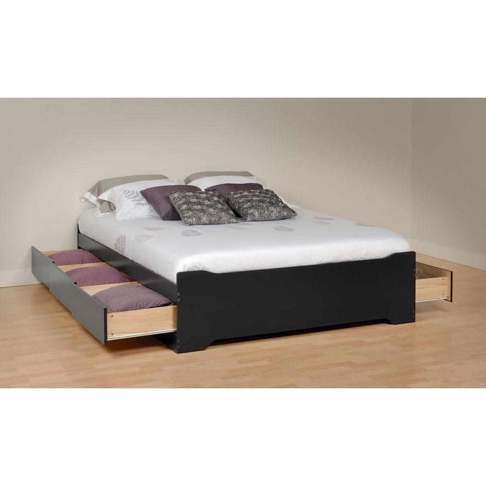 Prepac Sonoma Full Wood Storage Bed Bbd 5600 3k The Home Depot Prepac Sonoma Full Wood Storage Bed