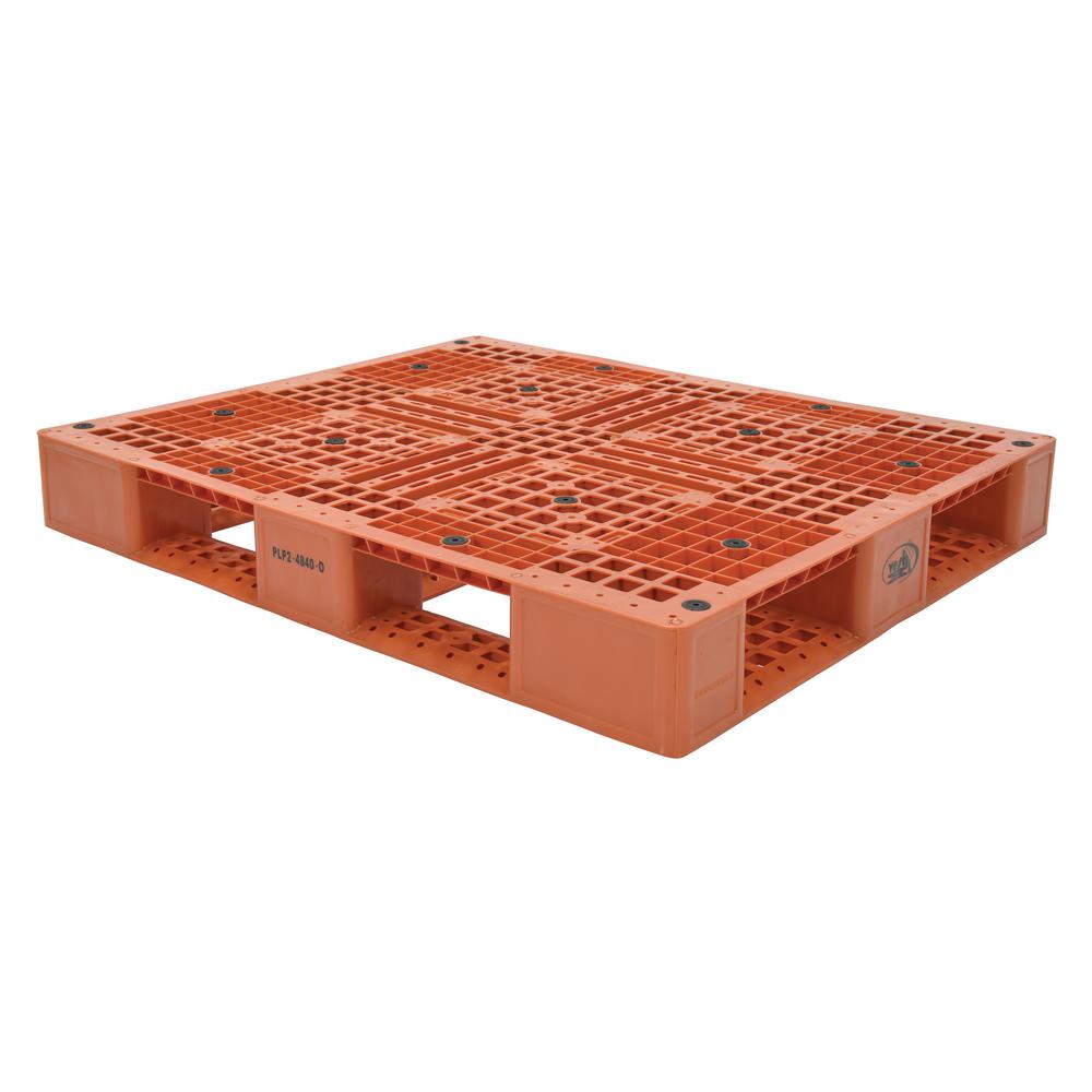 Vestil 48 in. x 40 in. x 6 in. Black Plastic Pallet/SkidPLP24840