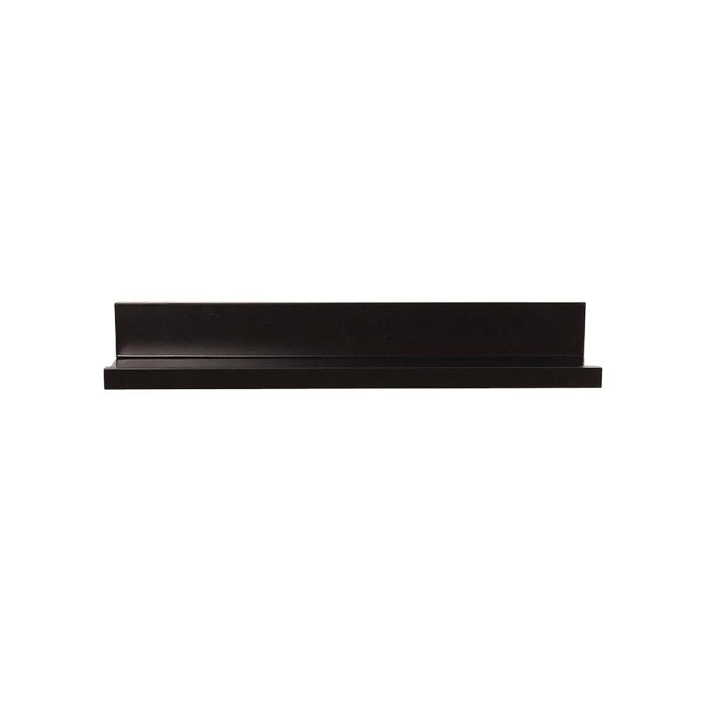Home Decorators Collection 23.6 in. W x 3.5 in. D x 4.5 in. H Black MDF