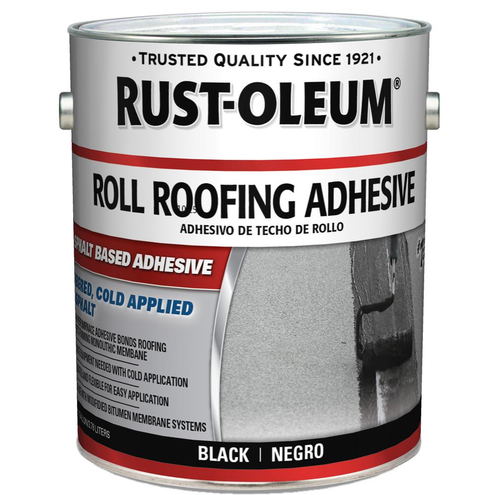 RustOleum 0.9 Gal. Roll Roof Adhesive (2Pack)347428 The Home Depot