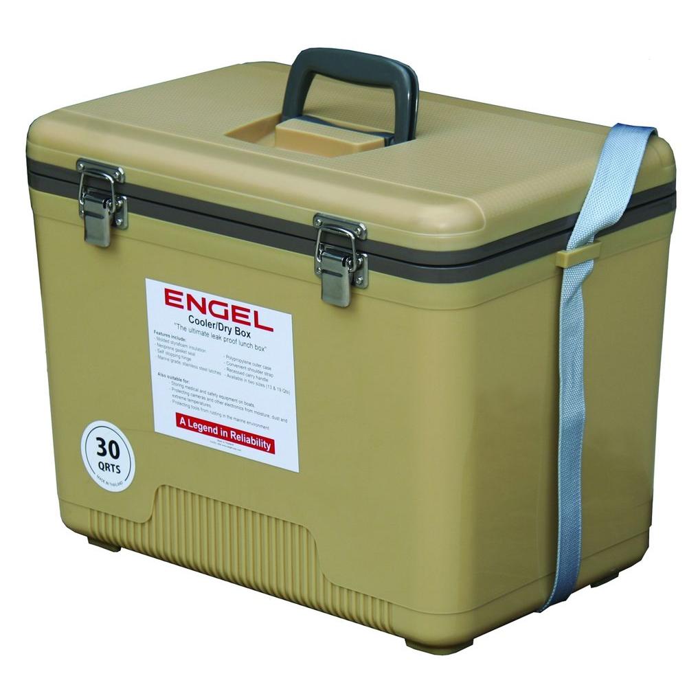 Engel 30 Qt Ice Dry Box In Tan