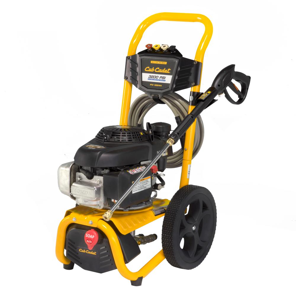 Cub Cadet 3200 Psi 2 4 Gpm Gas Pressure Washer Ed By Honda Cub Cadet 3200 Psi 2 4 Gpm Gas Pressure Washer Ed By Honda Gcv190