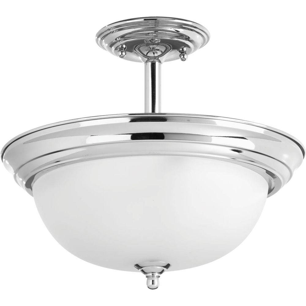 Progress Lighting Dome Glass Collection 2 Light Polished