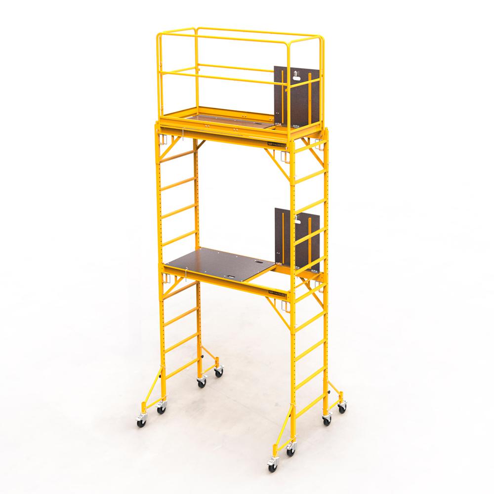 scaffold ft tower baker metaltech 1000 rolling capacity load scaffolding lbs steel depot lb story easy each homedepot