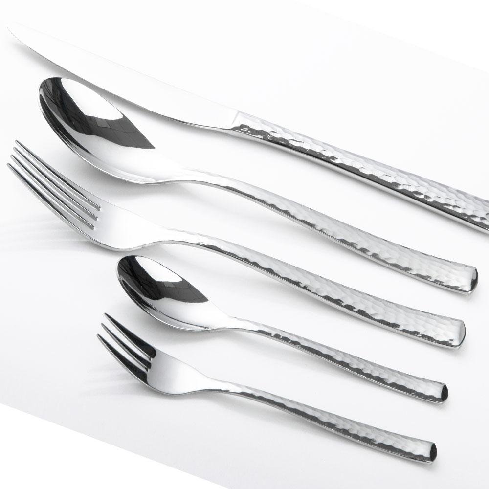 1829 Carl Schmidt Sohn Stern 30 Piece Stainless Steel Hammered Stern 30 Piece Stainless Steel Hammered
