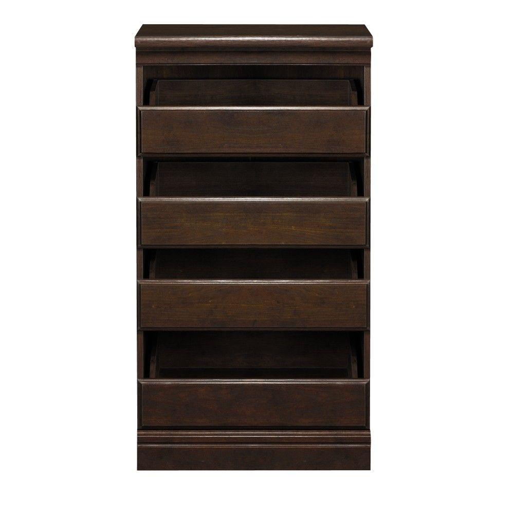 Manhattan 40 in. H Cherry Modular Storage Drawers0380510120 The Home