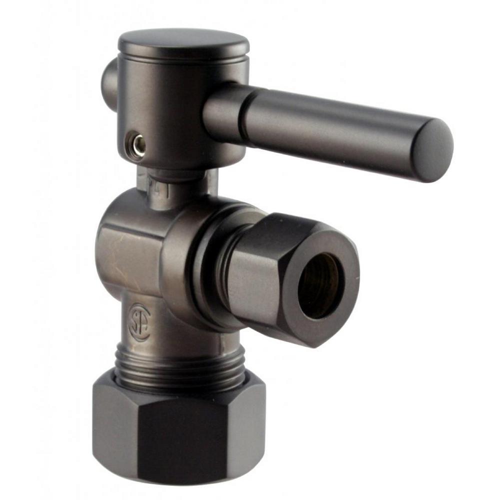 Westbrass 5/8 in. IPS x 3/8 in. O.D. Compression Outlet Angle Stop with